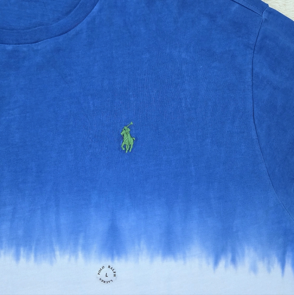 POLO🏇 Ralph Lauren Gradient Tie Dye Tee👕 - NWT - Picture 5 of 14